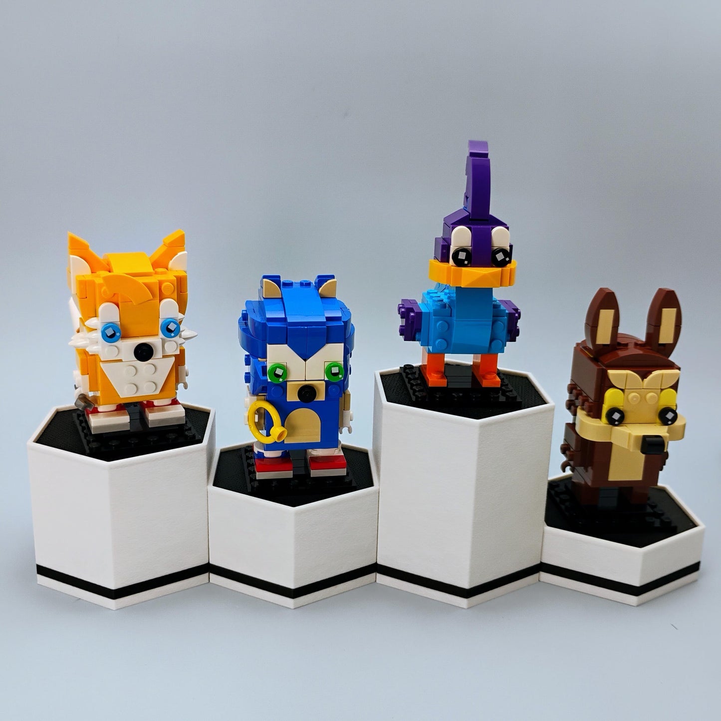 Hexagonal Display Stands for Funko Pops