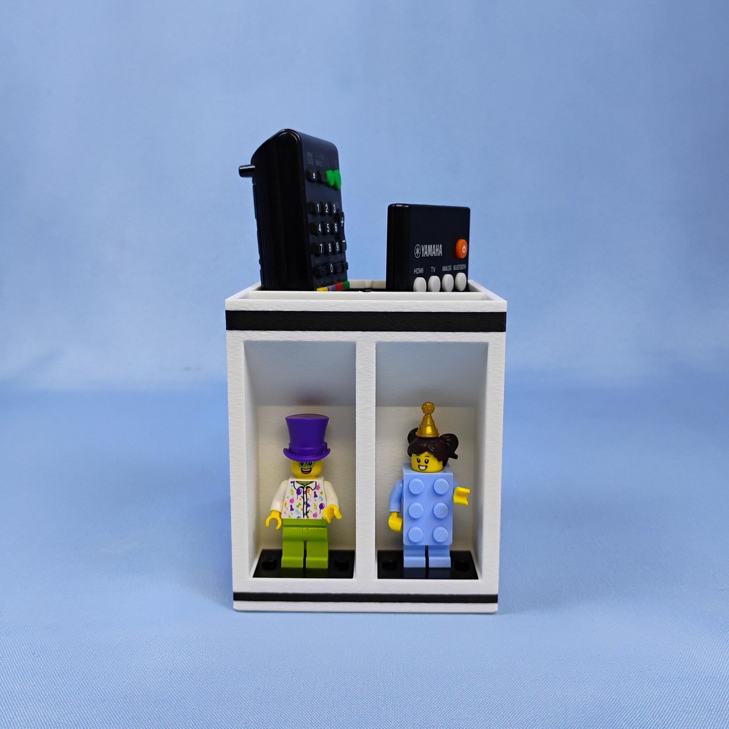 Remote Control Holder with LEGO® Minifigure Display | Father's Day Gift