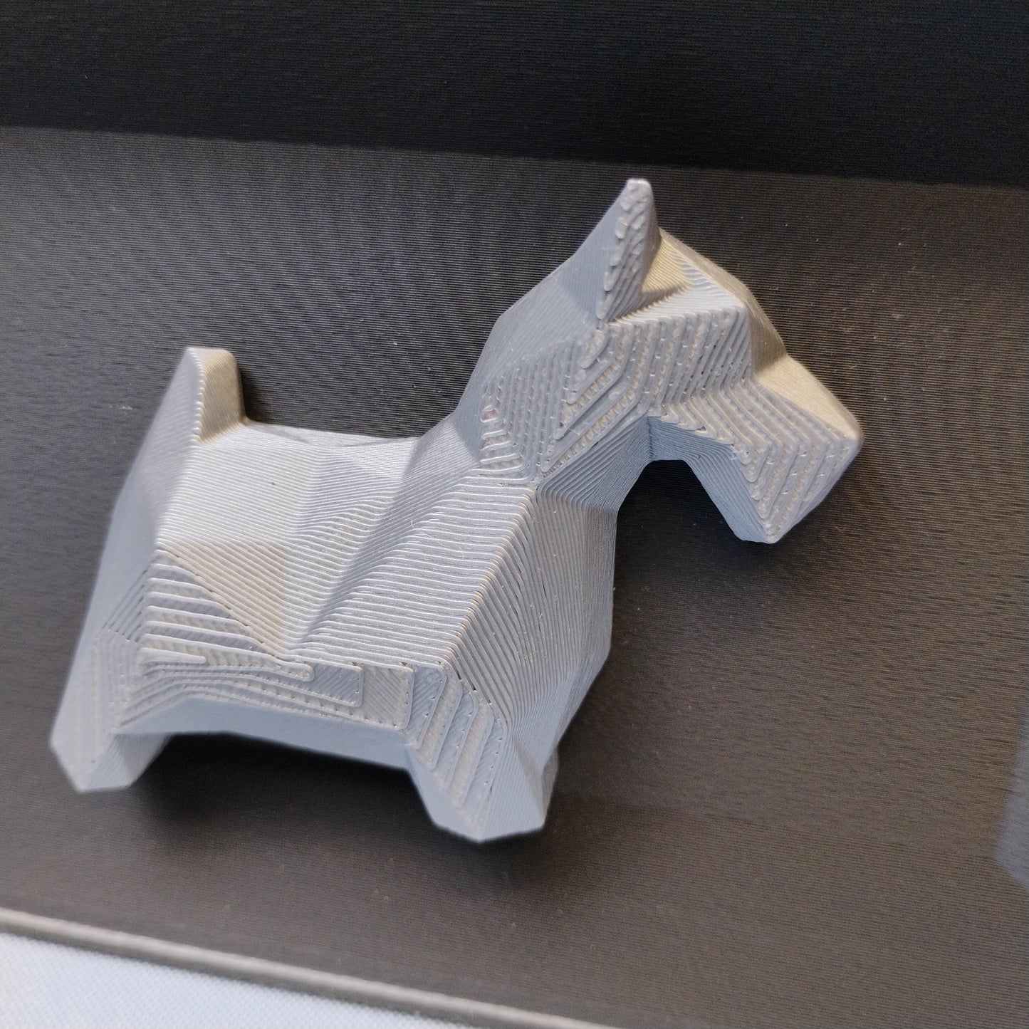 Scottish Terrier Desk Organizer – Geometric Dog Remote Holder, Dog Lover Gift