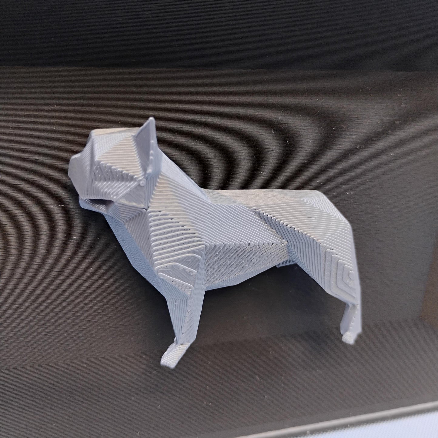 French Bulldog Desk Organizer – Geometric Dog Remote Holder, Dog Lover Gift