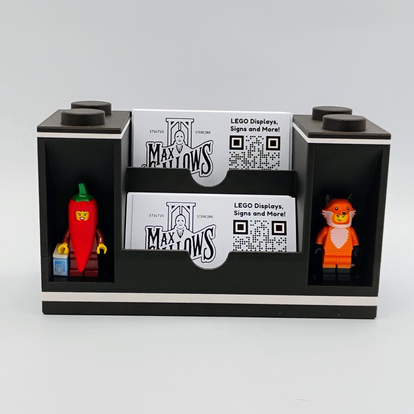 Business Card Holder with LEGO® Minifigure Display