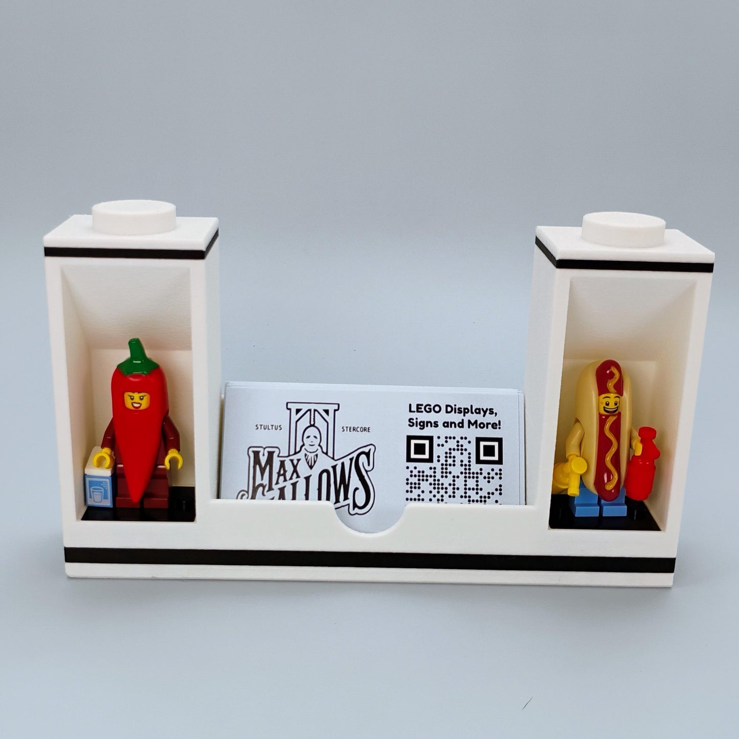 Business Card Holder with LEGO® Minifigure Display