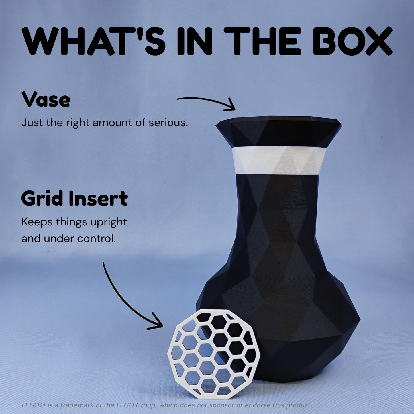 Vase for LEGO® Botanical Flower Collection