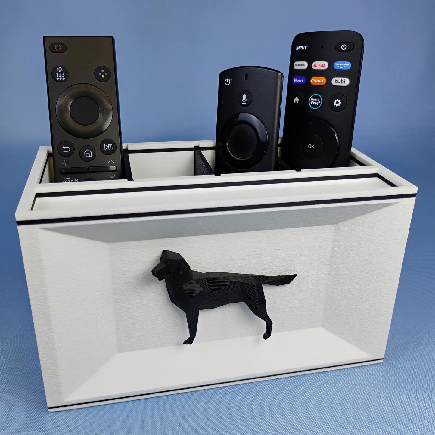 Labrador Retriever Desk Organizer– Geometric Dog Remote Holder, Dog Lover Gift
