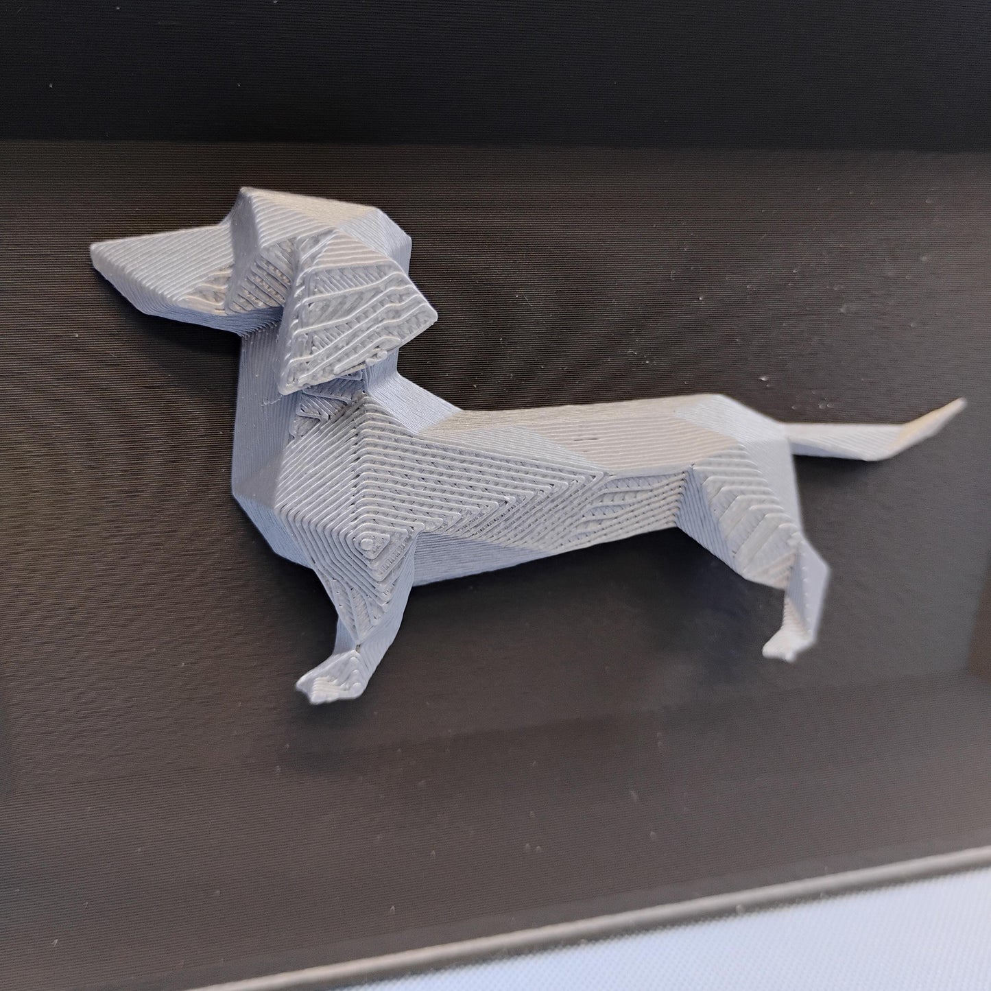 Dachshund Desk Organizer – Geometric Dog Remote Holder, Dog Lover Gift