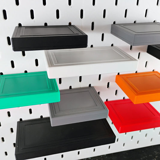Floating Shelf for IKEA SKADIS Pegboard, Hidden Supports, 3 Sizes