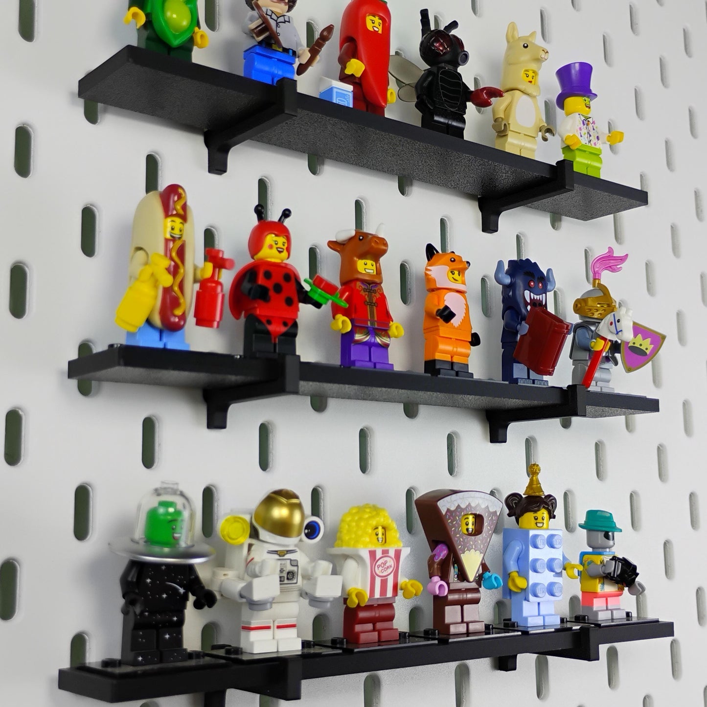 SKADIS Compatible Display Shelf Set for LEGO® Minifigures