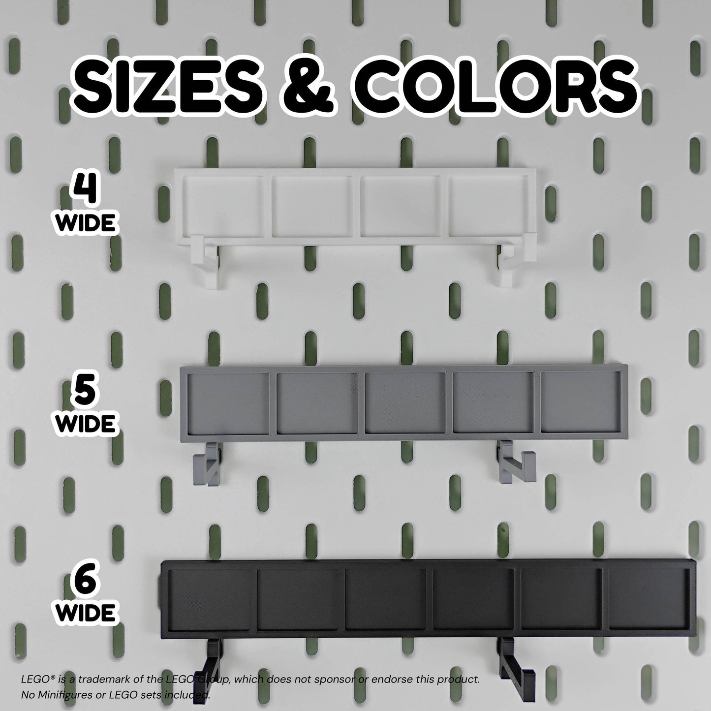 SKADIS Compatible Display Shelf Set for LEGO® Minifigures
