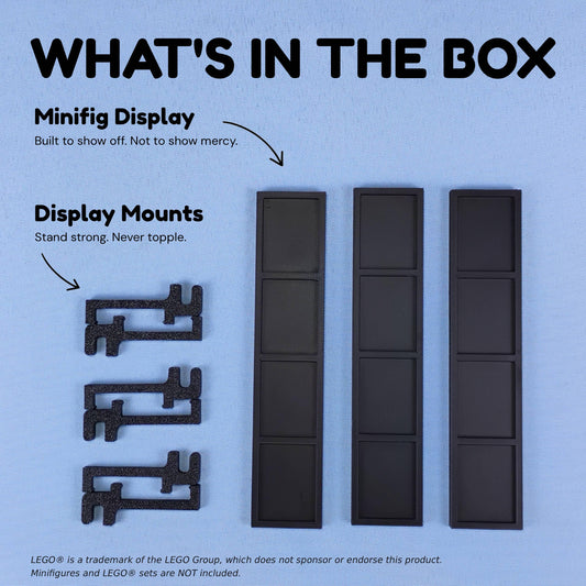 SKADIS Compatible Display Shelf Set for LEGO® Minifigures