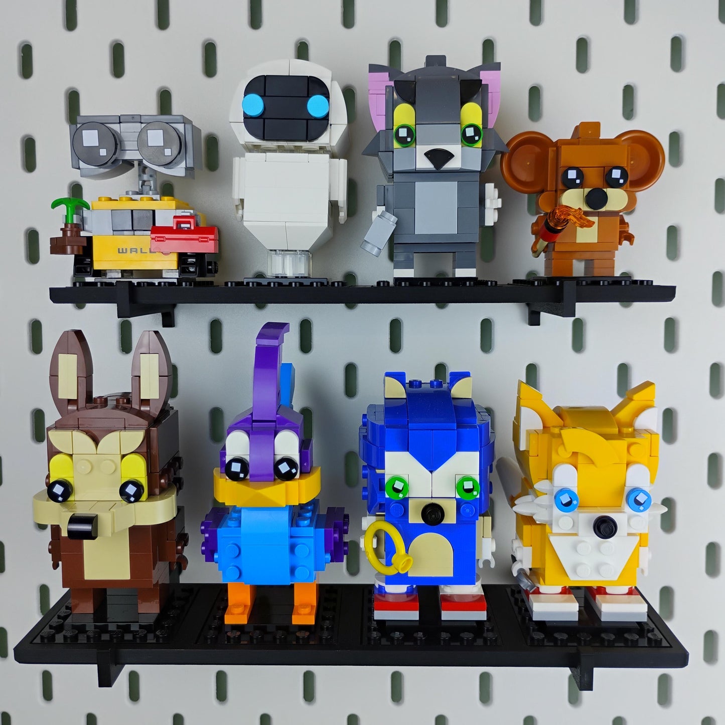 SKADIS Compatible Shelf Set for LEGO® BrickHeadz™ Figures