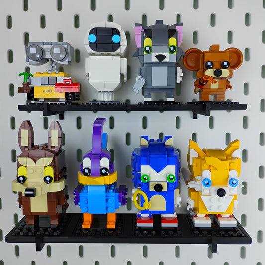 SKADIS Compatible Shelf Set for LEGO® BrickHeadz™ Figures
