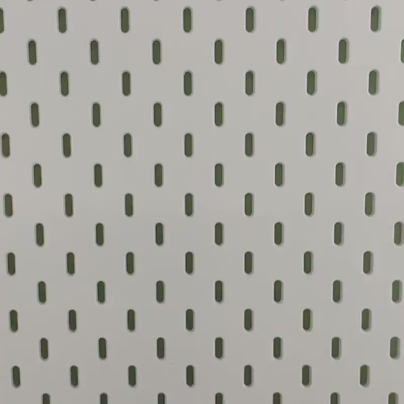 Video preview of SKÅDIS-compatible shelves for LEGO® BrickHeadz™ figures mounted on an IKEA pegboard.